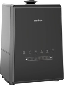 Plazmový zvlhčovač vzduchu s ionizátorom BestBerg BBAH-11B / 110 W / 5,3 l / 450 ml/h / čierna