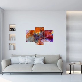Obraz - Abstraktné atramentové umenie (90x60 cm)