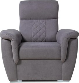 Kreslo Boston, sivá (Soro 90)