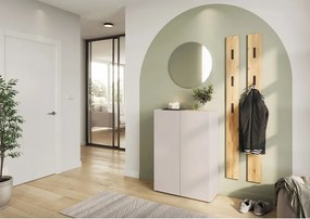 Krémová skrinka v dekore duba 74x105x33 cm Alviano – Germania