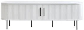 Biely TV stolík 180x56x45 cm Nola – Unique Furniture