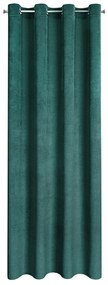ZATEMŇOVACÍ ZÁVES NA KRÚŽKOCH ELIZA 140X250 CM TMAVOZELENÁ