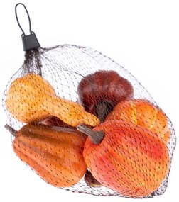 Súprava umelých dekoratívnych tekvíc, 6 ks