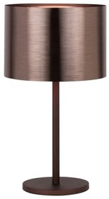 Eglo 39394 - Stolná lampa SAGANTO 1 1xE27/60W/230V medená