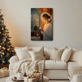 Obraz sviatočné anjelské svetlo