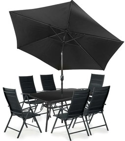 Fieldmann Sada záhradného nábytku MELISA DARK
