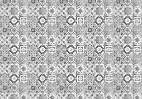 Fototapeta - Čierne a biele dlaždice (152,5x104 cm), 10 ďalších rozmerov