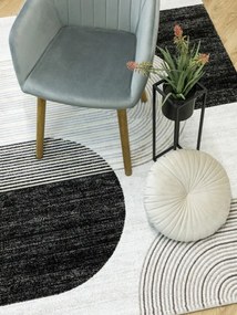 Koberec Kashmir KR235S sivý / čierny