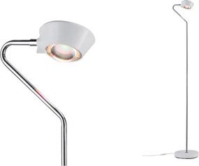 Paulmann 70920 - LED/7,5W Stmievateľná stojacia lampa RAMOS 230V biela/lesklý chróm