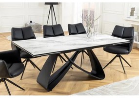 Rozkladací jedálenský stôl Infinity 45180 180/220/260 x 90cm White Ceramik - Komfort-nábytok