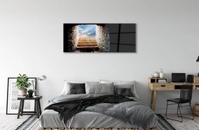 Obraz plexi Schody slnko 120x60 cm
