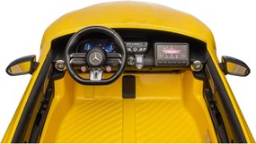 LEAN CARS Autobatéria Mercedes GT63 AMG DK-GT63 24V LCD Yellow