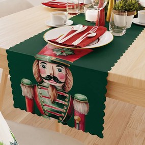 Vianočný behúň Luskáčik zelený 38x160 cm | INTERMEDIC SK