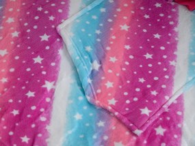 Baránková mikinová deka s rukávmi a kapucňou AURORA farebná