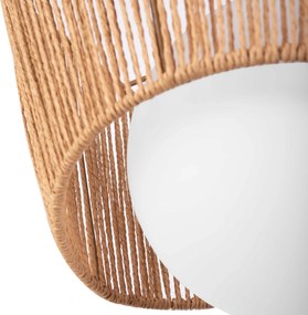 Toolight Toolight, závesné svietidlo 1xE27 APP1589-1CP, čierna-hnedá, OSW-04125