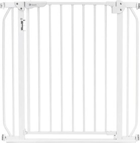 Lionelo - Bezpečnostná bránka TRUUS SLIM LED 1xAAA biela