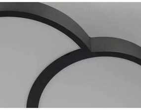 LED Stmievateľné stropné svietidlo LED/60W/230V 3000-6500K čierna + diaľkové ovládanie