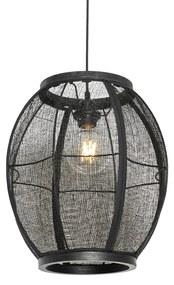 Orientálna závesná lampa čierna 35 cm - Rob