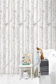 Tapeta brezový les 280x50 cm