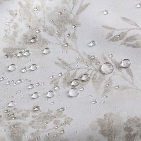 ZÁHRADNÝ VODEODOLNÝ ZÁVES NA PÚTKACH GARDEN 155X240 CM VZOROVANÁ