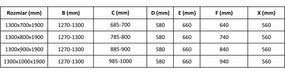 Mexen Apia, sprchový kút s posuvnými dverami 130 (dvere) x 100 (stena) cm, 6mm číre sklo, chrómový profil, 840-130-100-01-00