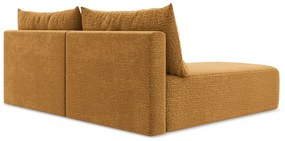 Oranžová rozkladacia/s úložným priestorom rohová pohovka (ľavý roh) Kalena – Makamii