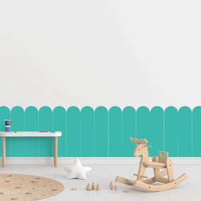 60x100cm Oblúk - Tyrkysová farba - textilná nálepka na stenu Farba: Tmavá, Veľkosť: 60 cm