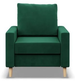 Kreslo BLANK Elegant fľaškovo zelené