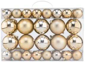 LIVARNO home Vianočné gule, 68 kusov (zlatá/champagne) (100355096)