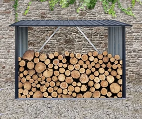BestBerg záhradný drevák D-2A / 2 m² / 217 x 89 x 154 cm / sivá