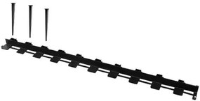 Záhradný obrubník čierny 5,5cmx1m