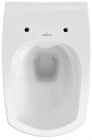Cersanit Carina Clean On, závesná wc misa + antibakteriálne toaletné sedátko z duroplastu, set 548, biela, K701-033