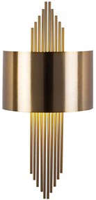 Nástenné svietidlo 1xE27/40W/230V zlatá/medená