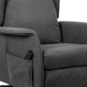 Polohovacie kreslo sivé, elektrické TV-1190 GREY2