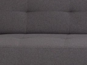 Rohová sedacia súprava Harris, tmavo šedá tkanina, ľavý roh