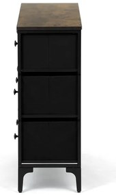 Autronic BONTEC Komoda 103x30x78cm, mdf, viacfarebná, AUK-W2104 BK Farba: Viacfarebná