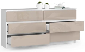 Komoda Koa III (cappuccino lesk). Vlastná spoľahlivá doprava až k Vám domov. 1069901