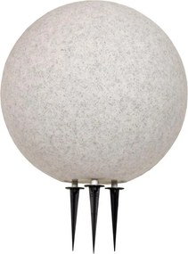 Vonkajšia lampa KULA 1xE27/60W/230V pr. 40 cm IP44 sivá