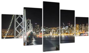 Obraz Brooklynského mostu a New Yorku (125x70 cm), 40 ďalších rozmerov
