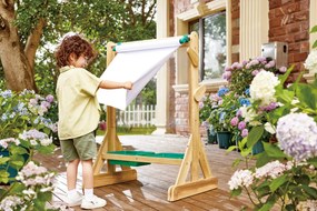 Hračky na záhradu - Vonkajší výtvarný stojan