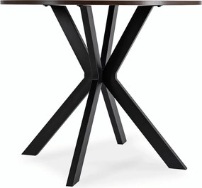 Stôl ERION 90 cm Orech / Čierny