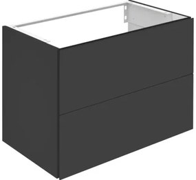 Kúpeľňová skrinka pod umývadlo KEUCO X-Line vulkanit 80 x 60,5 x 49 cm 33163970000