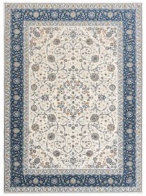 Koberec NAIN Ramka ornament 7179/51913 béž / granát