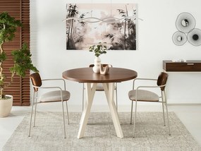 Jedálenský stôl Bulgaria (krémová). Akcia -20%. Vlastná spoľahlivá doprava až k Vám domov. 1137109