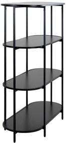 Čierna knižnica 36x111 cm Vita - House Nordic