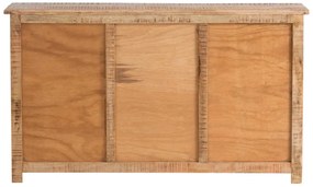 furniture-nabytek.cz - Masívny príborník Mumbai z mangového dreva, lakovaný, hnedý – 140×42×80 cm