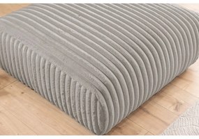 Svetlosivá menčestrová podnožka Justin – Ropez