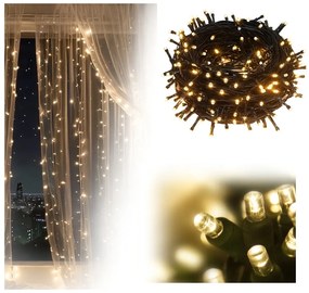 Vianočné svetielka vnútorné teplá biela 1000 LED