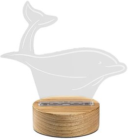 Rabalux 76002 - LED Detská stolná lampička AKALI LED/2W/5V 3000K delfín buk