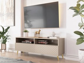 Tv stolík/skrinka Borunti 2K, Farby: pieskovo béžová